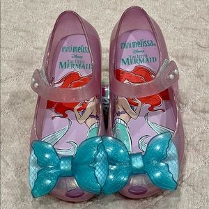 Mini Melissa Little Mermaid Glitter Flats